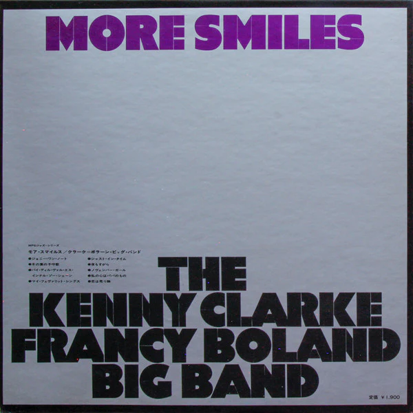 THE KENNY CLARKE FRANCY BOLAND BIG BAND, More Smiles (MPS Records; YS-2602-MP, Japan 1972, Gatefold, Missing the OBI), SALE - Up to 50% Off the Original Price  LP VG+/VG+ - Image 2