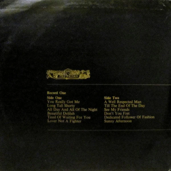 THE KINKS, The Kinks (The Black Album) (Pye Blue; NPL 18326, UK 1970, Gatefold, All tracks in Mono) 2xLP VG/VG - Image 2