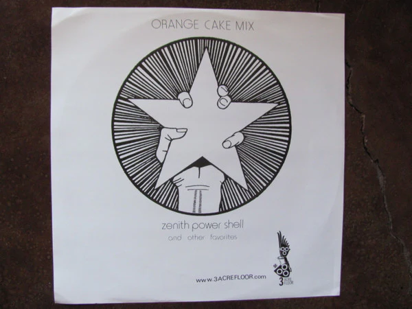 THE KNIT SEPARATES / ORANGE CAKE MIX, Ghost Of A Ghost / Zenith Power Shell And Other Favorites (3 Acre Floor; 3eeAC12, US 2001, 2 Paper Sheets, Insert, Limited Edition Of 306 Copies) LP VG+/VG+ - Image 2
