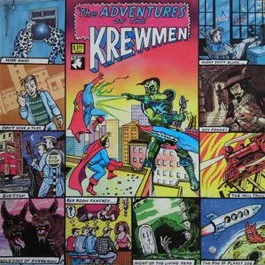 THE KREWMEN, The Adventures Of The Krewmen (Lost Moment Records; LMLP008, UK 1986) LP VG+/EX