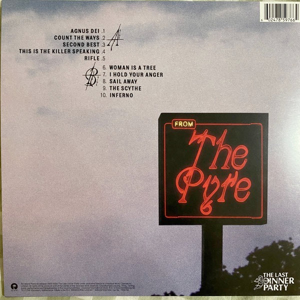 THE LAST DINNER PARTY, From The Pyre (Island; 7859766, Europe 2025, Inner & Insert, Indie Exclusive Inferno Vinyl) LP NEW/NEW - Image 2