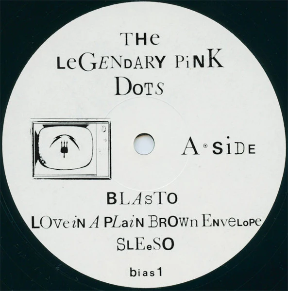 THE LEGENDARY PINK DOTS, Faces In The Fire (Play It Again Sam Records; BiaS 1, Belgium 1984, Green Cover Variant) LP VG/VG+ - Image 3