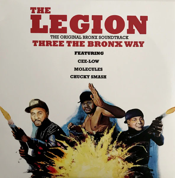 THE LEGION, Three The Bronx Way (Legion Records; LGR004, US 2019) LP VG+/VG+