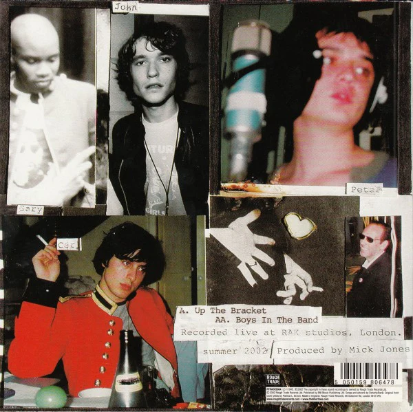 THE LIBERTINES, Up the Bracket / Boys in the Band (Rough Trade; RTRADES064, UK 2002, Picture Sleeve) 7" VG+/VG - Image 2