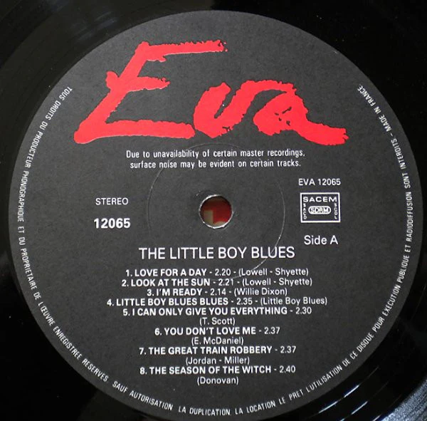 THE LITTLE BOY BLUES & LINDY BLASKEY AND THE LAVELS, Chicago 60's Punk Vs New Mexico 60's Pop (Eva; 12065, France 1988), SALE - Up to 50% Off the Original Price LP VG/VG - Image 3
