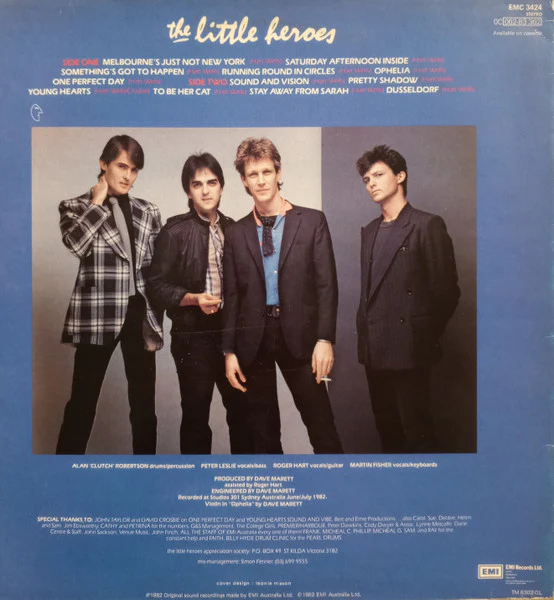 THE LITTLE HEROES, Play By Numbers (EMI; EMC 3424, UK 1982) LP VG/VG+ - Image 2