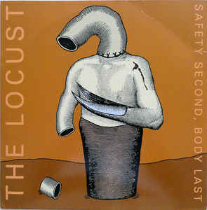 THE LOCUST, Safety Second, Body Last (Radio Surgery; #1, US 2005, Inner, Grey Marbled Vinyl) 12" EP VG/VG+
