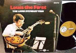 THE LOUIS STEWART TRIO, Louis The First (Hawk; SHALP 147, Ireland 1976) LP G+/VG
