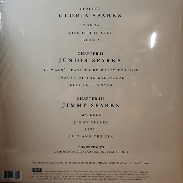 THE LUMINEERS, III (Decca; 00602577489181, Europe 2019, Die Cut Gatefold Sleeve, 2 Inners) LP VG/VG+ - Image 2