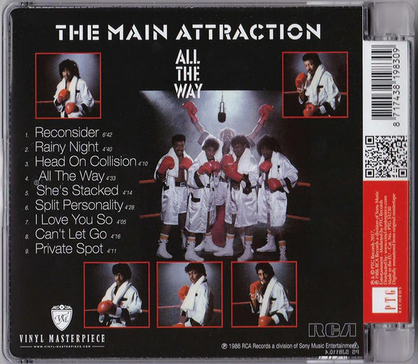 THE MAIN ATTRACTION, All The Way (PTG Records ; PTG 34230, Netherlands 2017 Reissue, Super Jewel case) CD EX/EX - Image 2