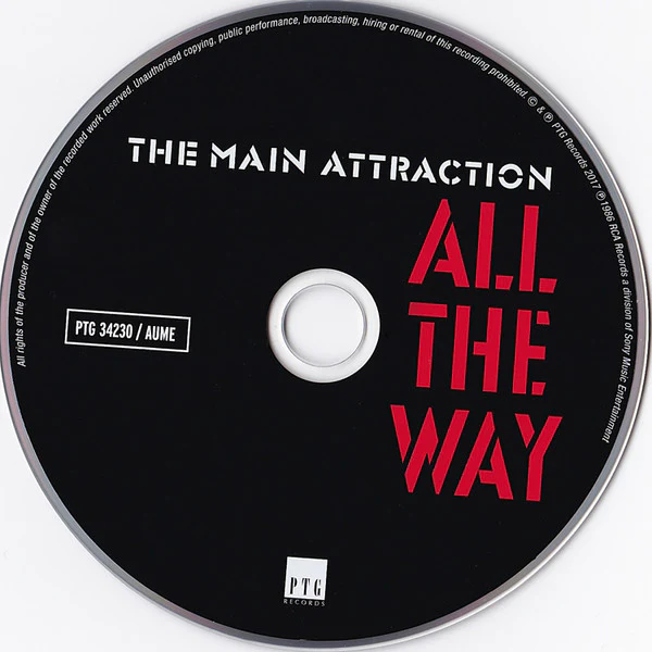 THE MAIN ATTRACTION, All The Way (PTG Records ; PTG 34230, Netherlands 2017 Reissue, Super Jewel case) CD EX/EX - Image 3