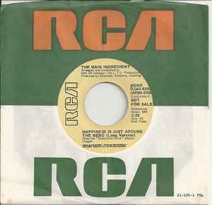 THE MAIN INGREDIENT, Happiness Is Just Around The Bend (RCA; DJA0-0305, US 1974, Promo, Company Sleeve), SALE - Up to 50% Off the Original Price  7" VG+/VG+