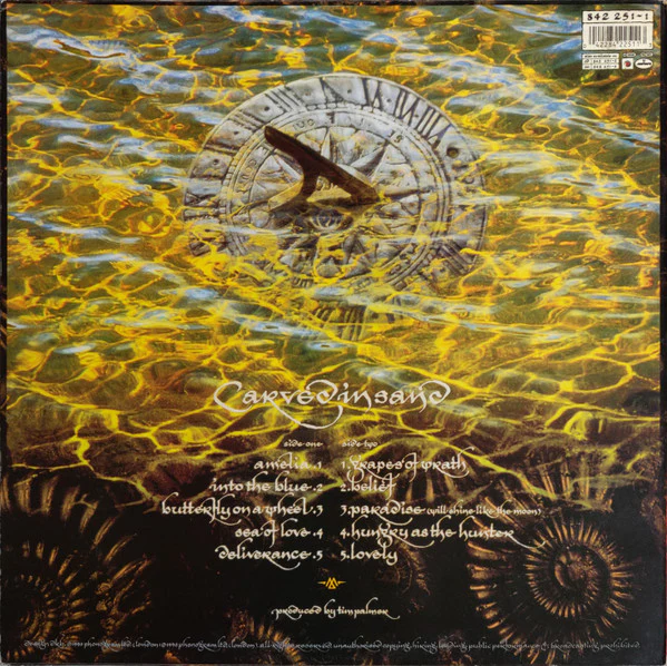 THE MISSION, Carved In Sand (Mercury; 842 251-1, UK 1990, Inner, TOWNHOUSE DMM Runouts) LP VG+/VG - Image 2
