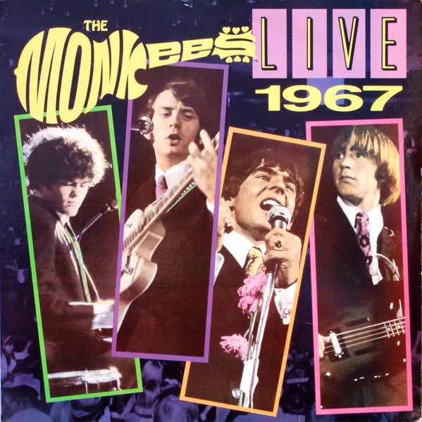 THE MONKEES, Live 1967 (Rhino Records; RNLP 70139, US 1987) LP VG/VG+