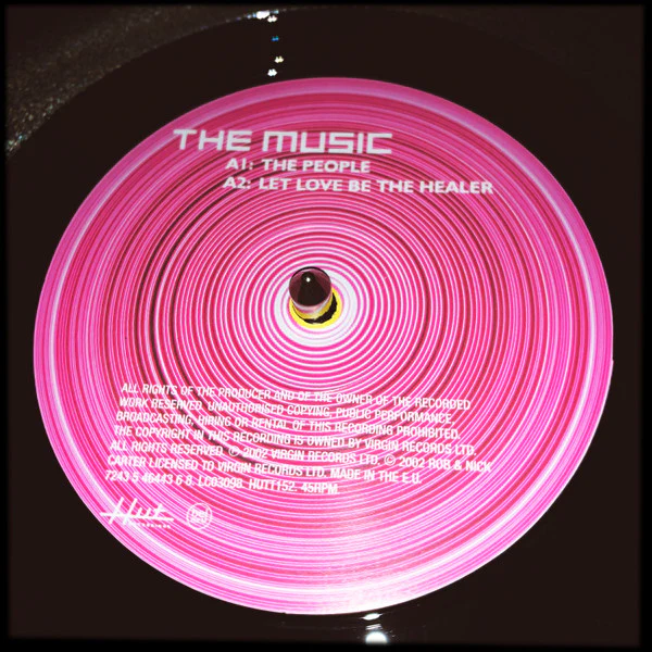 THE MUSIC, The People E.P. (Hut Recordings; HUTT152, UK 2002, Inner) 12" EP VG/VG - Image 3