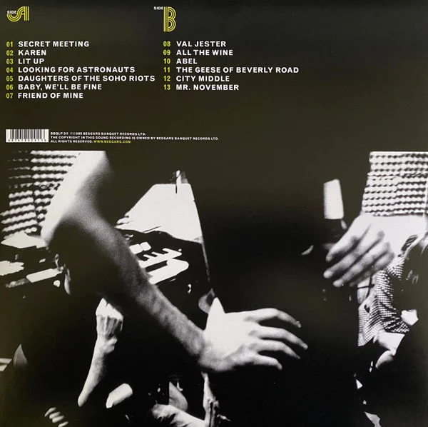 THE NATIONAL, Alligator (Beggars Banquet; BBQLP241, UK 2011 Reissue, Inner, 180 Gram Lime Green Vinyl) LP NEW/NEW - Image 2