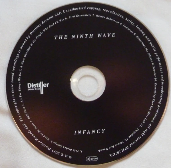 THE NINTH WAVE, Infancy (Distiller Music Group; DTIL107CD, UK 2019, Digipak) CD VG+/VG+ - Image 3