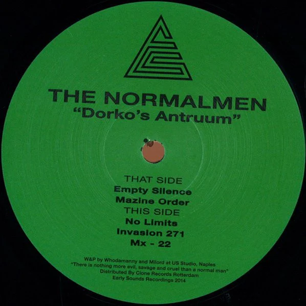 THE NORMALMEN, Dorko's Antruum (Early Sounds Recordings; EAS006, Italy 2014) 12" /VG+