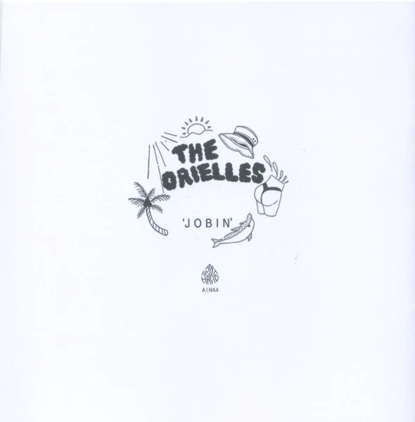 THE ORIELLES, Jobin (Art Is Hard Records; AIH44, UK 2016, Colouring Comic Book Sleeve, Flexidisc) 7" VG+/VG+ - Image 2
