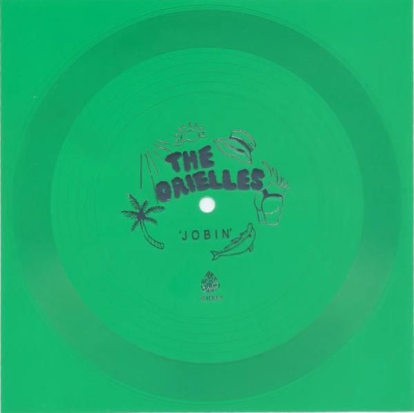 THE ORIELLES, Jobin (Art Is Hard Records; AIH44, UK 2016, Colouring Comic Book Sleeve, Flexidisc) 7" VG+/VG+ - Image 3