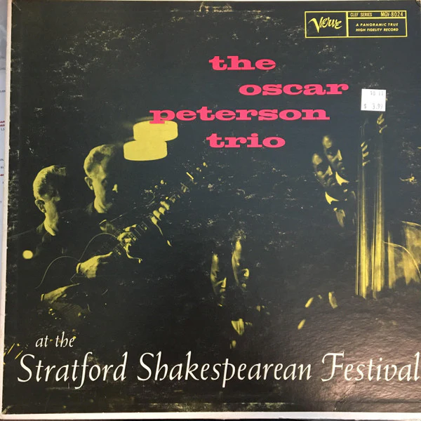THE OSCAR PETERSON TRIO, At The Stratford Shakespearean Festival (Verve Records; MGV-8024, US ) LP VG/VG