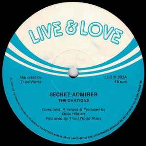 THE OVATIONS, Secret Admirer (Live And Love; LLDIS203, UK 1983, Plain sleeve) 12" /VG+