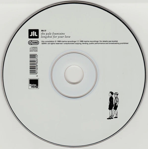 THE PALE FOUNTAINS, Longshot For Your Love (Marina Records; MA 37, Germany 1998, Jewel Case, Booklet) CD VG+/VG+ - Image 3