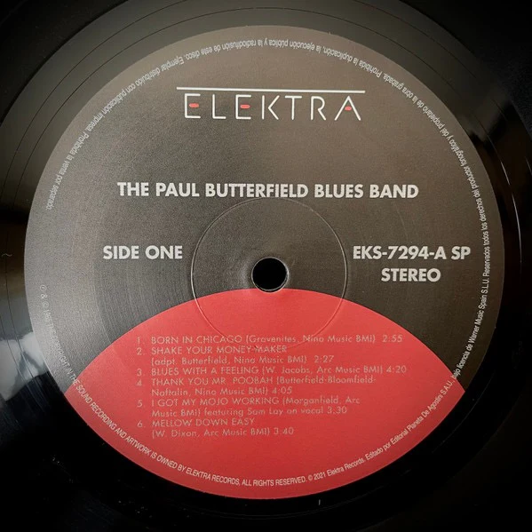 THE PAUL BUTTERFIELD BLUES BAND, The Paul Butterfield Blues Band (Elektra; EKS 7294, Spain 2021 Reissue) LP VG/VG+ - Image 3