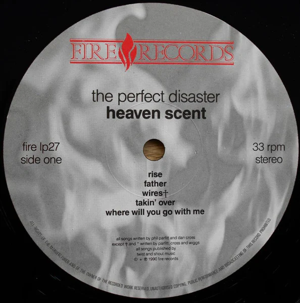 THE PERFECT DISASTER, Heaven Scent (Fire Records; fire lp27, UK 1990, Insert), SALE - Up to 50% Off the Original Price LP VG/VG+ - Image 3