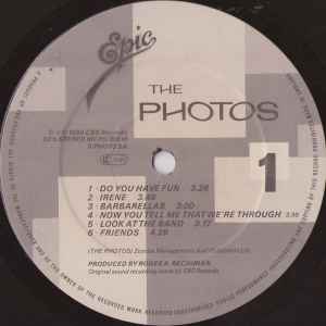 THE PHOTOS, The Photos / The Blackmail Tapes (Epic; PHOTO5, UK 1980, 2 Inners, Stickered Sleeve), SALE - Up to 50% Off the Original Price 2xLP VG+/VG+ - Image 3