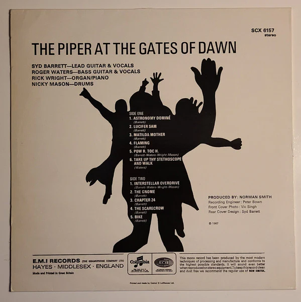 THE PINK FLOYD, The Piper At The Gates Of Dawn (Columbia Black/Silver, 2 EMI Boxes; SCX 6157, UK 1980s Reissue) LP VG/VG - Image 2