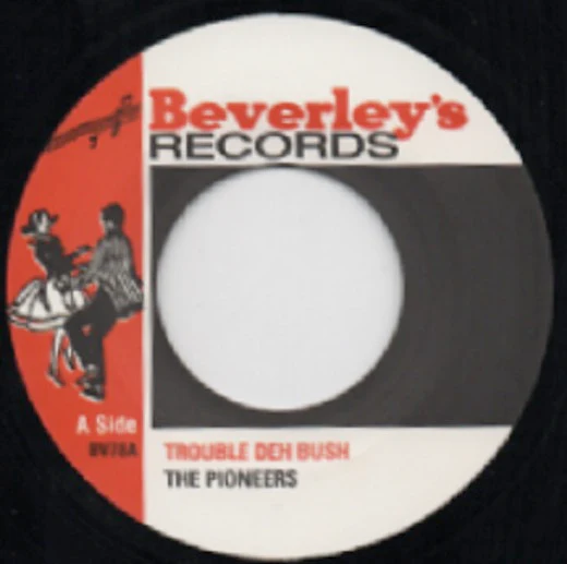 THE PIONEERS, Trouble Deh A Bush / Drive Back (Beverley's Records; BV78, UK 2019 Reissue) 7" /VG+