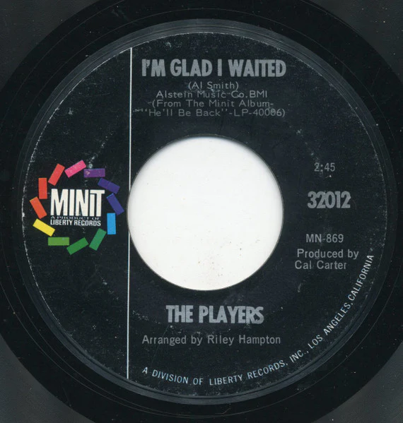 THE PLAYERS, Why Did I Lie / I'm Glad I Waited (Minit; 32012, US 1966), SALE - Up to 50% Off the Original Price  7" /VG+ - Image 2