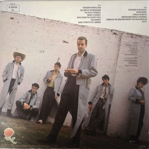 THE POGUES, Red Roses For Me (Stiff; 6.26059, Germany 1984, Purple Vinyl) LP VG/VG - Image 2