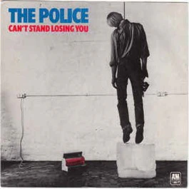 THE POLICE, Can't Stand Losing You  (AMS ; AMS 7381, UK 1979, Picture Sleeve, White Vinyl) 7" VG/VG+