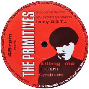 THE PRIMITIVES, Stop Killing Me (Lazy Records; lazy 03T, UK 1987, Picture Sleeve), SALE - Up to 50% Off the Original Price 12" VG/VG+ - Image 3