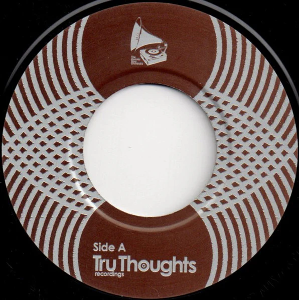 THE QUANTIC SOUL ORCHESTRA, Pushin' On / Pushin' On My Thing (Tru Thoughts; TRU7 051, UK 2003, Plain Sleeve) 7" /VG+ - Image 2