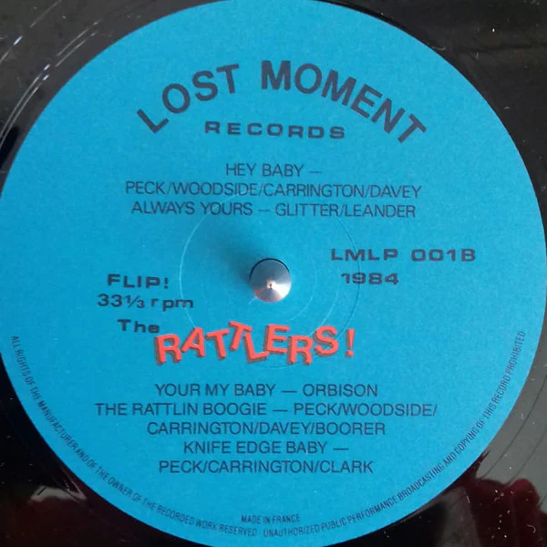THE RATTLERS!, Scare Me To Death (Lost Moment Records ; LMLP001B, UK 1987 Reissue), SALE - Up to 50% Off the Original Price  LP VG+/VG - Image 3