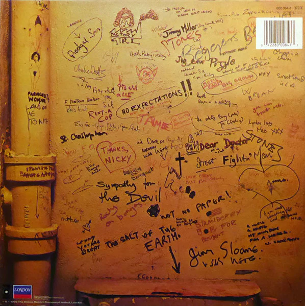 THE ROLLING STONES, Beggar's Banquet (Decca Silver; 800 084-1, Germany , Single Sleeve, Toilet Cover, Stereo, Made in Holland on Label) LP VG/VG - Image 2