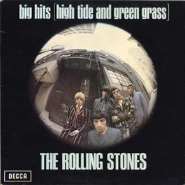 THE ROLLING STONES, Big Hits (High Tide And Green Grass) (Decca Blue-Grey Boxed Labels ; TXS101, UK 1970s Reissue, Laminated Gatefold Sleeve, Insert, Stereo, Pale Blue Sleeve Text, No Indica LP VG/VG