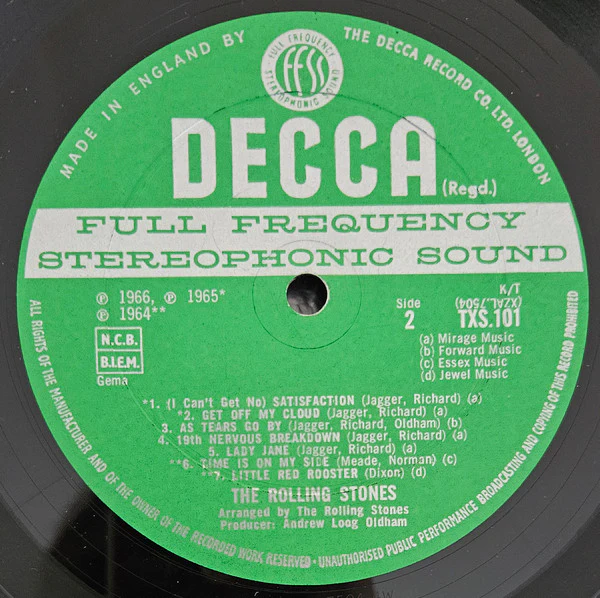 THE ROLLING STONES, Big Hits (High Tide & Green Grass) (Decca Green Unboxed; TXS101, UK 1966, Gatefold, Stapled Booklet, Stereo ) LP VG/VG - Image 3