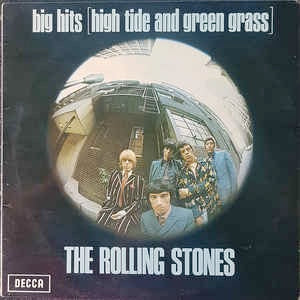 THE ROLLING STONES, Big Hits (High Tide & Green Grass) (Decca Green Boxed; TXS101, UK 1970s, Laminated Gatefold Sleeve, Foldout Insert) LP VG+/VG