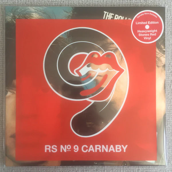 THE ROLLING STONES, Black And Blue (Rolling Stones Records; COC 59106, 2021 Reissue, Gatefold With Stickered Printed PVC , Inner & Insert, Stickered Outer Plastic Sleeve, Red Vinyl, Half-Sp LP VG+/VG+