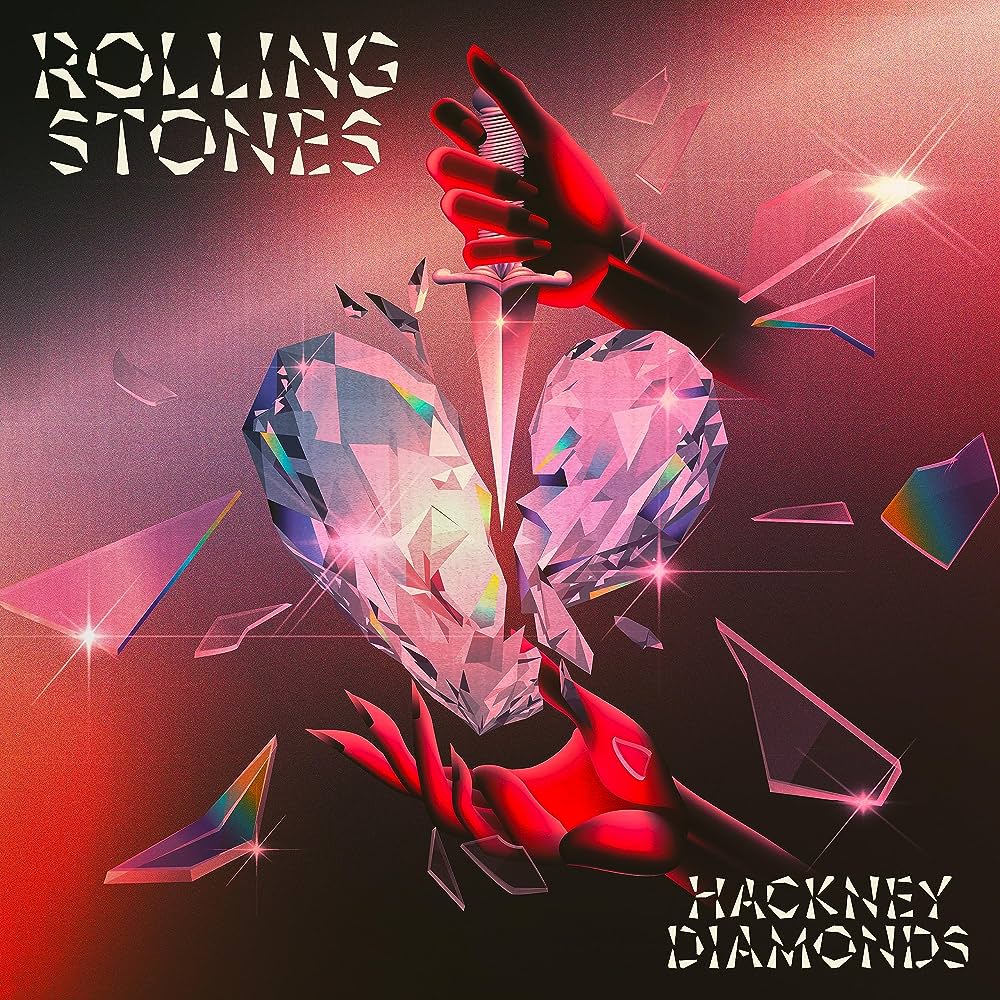 THE ROLLING STONES, Hackney Diamonds (Polydor; 5546460, UK & Europe 2023, Gatefold, Inner, Diamond Clear Vinyl) LP NEW/NEW