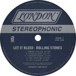 THE ROLLING STONES, Let It Bleed (ABKCO; 8584-1, Europe 2019 Reissue, Inner, 50th Anniversary Edition. 180 Gram Vinyl.) LP VG+/EX - Image 3