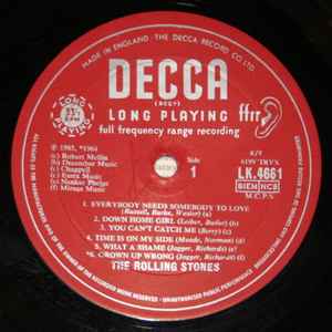 THE ROLLING STONES, No. 2 (Decca Red Unboxed; LK 4661, UK 1965, Non Flipback James Upton Sleeve, First mono pressing, red/silver grooved labels with large unboxed Decca logos, Made In Englan LP VG/G+ - Image 3