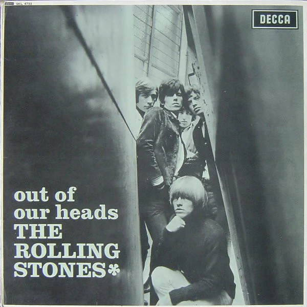 THE ROLLING STONES, Out of Our Heads (Decca Blue Unboxed; SKL4733, UK 1965, Front Laminated Non-Flipback Sleeve, Stereo, K/T Tax Code) LP G+/G