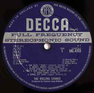 THE ROLLING STONES, Out of Our Heads (Decca Blue Unboxed; SKL4733, UK 1965, Front Laminated Non-Flipback Sleeve, Stereo, K/T Tax Code) LP G+/G - Image 3