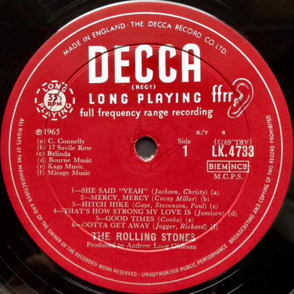 THE ROLLING STONES, Out Of Our Heads (Decca; LK 4733, UK 1965, Laminated Front Sleeve, Mono) LP VG/G+ - Image 3