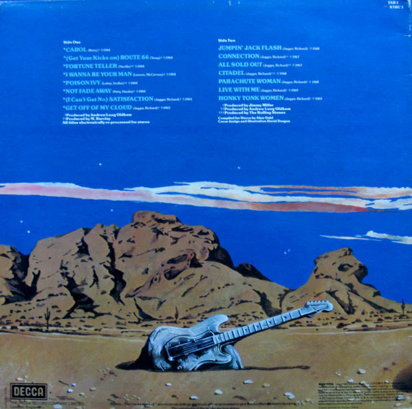 THE ROLLING STONES, Solid Rock (Decca; TAB 1, UK 1980), SALE - Up to 50% Off the Original Price LP VG/VG+ - Image 2